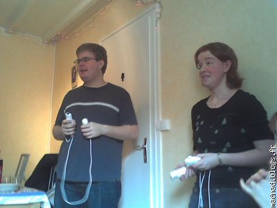 Nadia et Anthony à la Wii